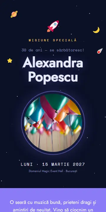Previzualizare Space Party
